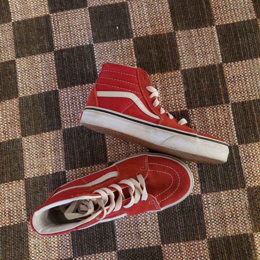 Red Hightop Vans